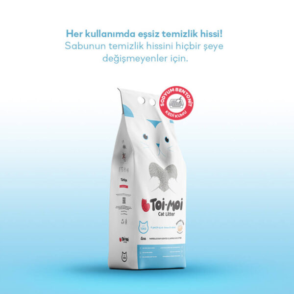 Toi Moi Aura Cream Marsilya Sabunu Sodyum Bentonit Kedi Kumu 10L - Görsel 3