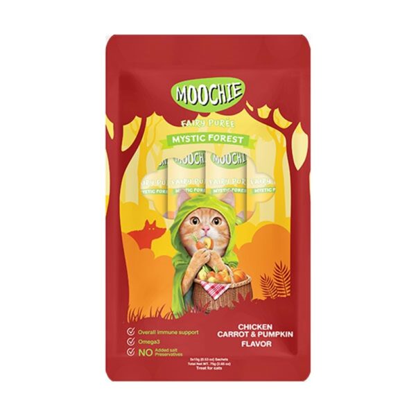 Moochıe Tavuk Havuç & Balkabağı Aromalı 5x15 gr