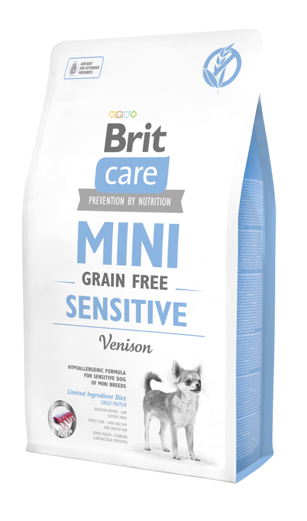 Brit Care Mini Minik Irk Hassas Köpekler İçin Geyik Etli Tahılsız Formül