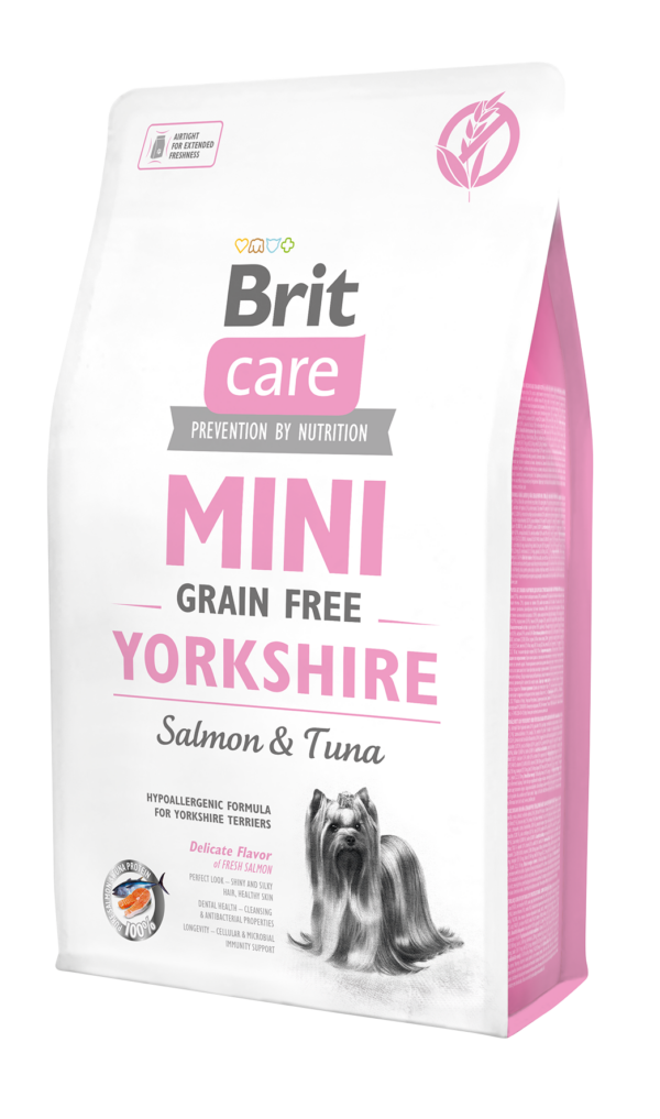 Brit Care Mini Minik Irk Köpekler İçin Somon ve Ton Balıklı Tahılsız Yorkshire Formülü